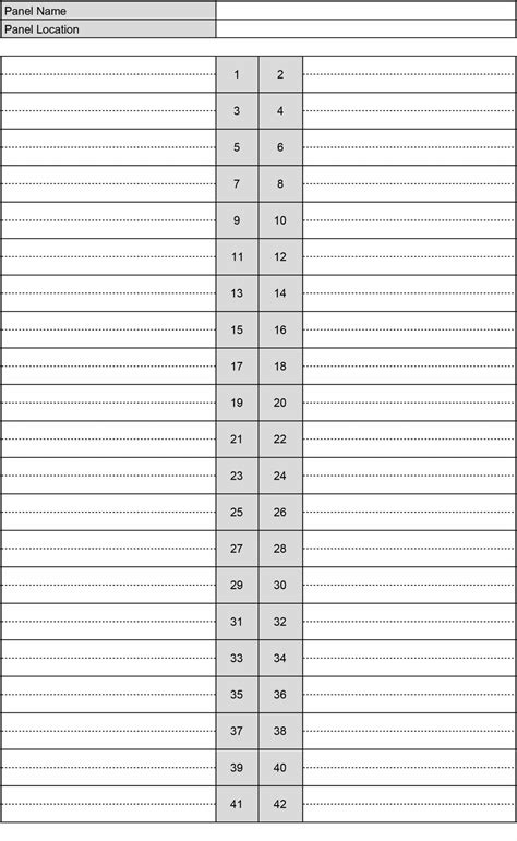 printable breaker box free electrical panel label template excel|circuit breaker box labeling template.